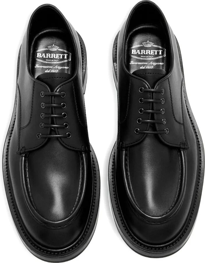 Leather Lace-Up Derby Shoes - Image 3