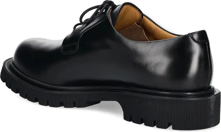 Leather Lace-Up Derby Shoes - Image 3