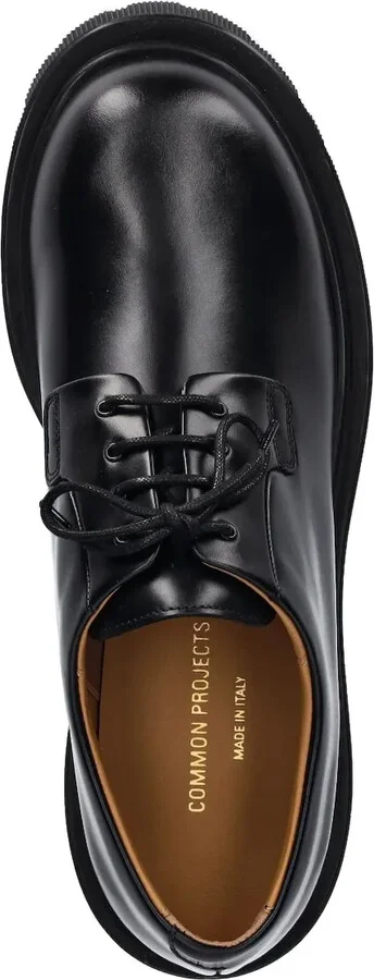 Leather Lace-Up Derby Shoes - Image 4