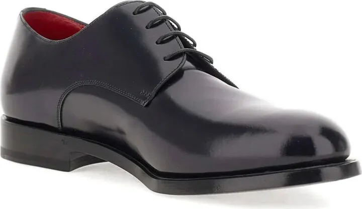 Leather Lace-Up Derby Shoes - Image 2