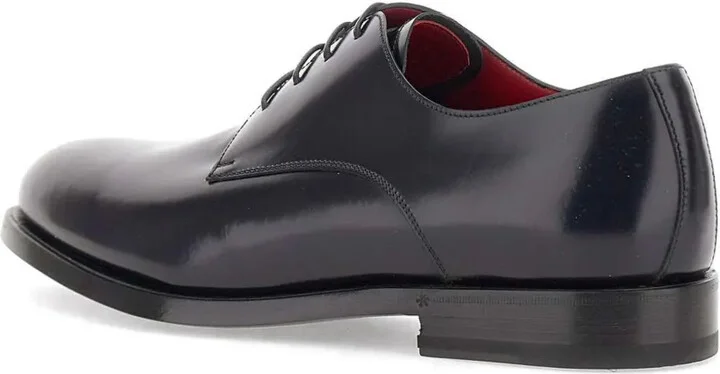 Leather Lace-Up Derby Shoes - Image 3