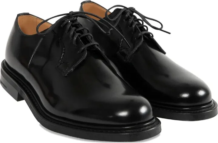 Leather Lace-Up Derby Shoes - Image 2