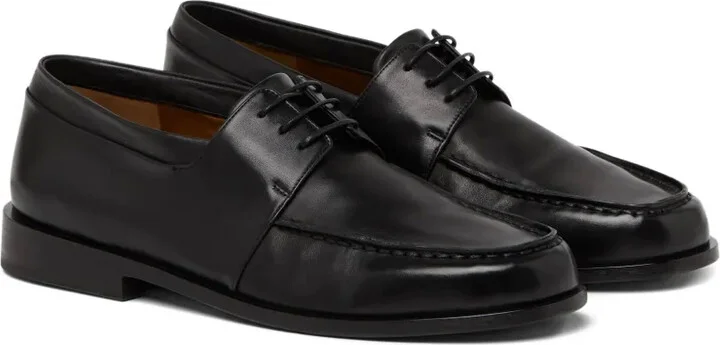 Leather Lace-Up Derby Shoes - Image 2