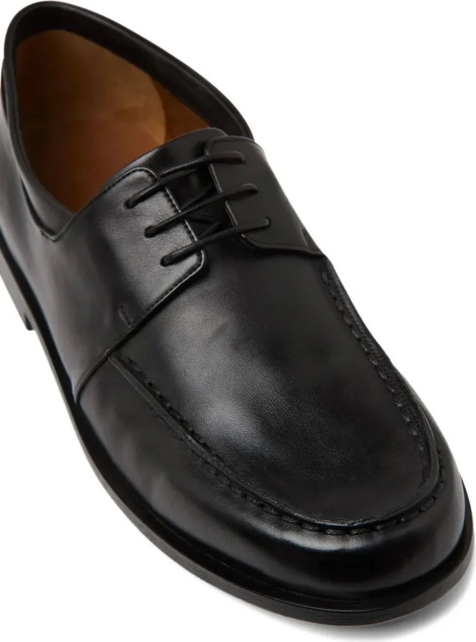 Leather Lace-Up Derby Shoes - Image 4
