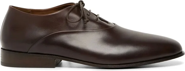 Leather Lace-Up Derby Shoes