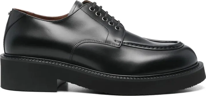 Leather Lace-Up Derby Shoes