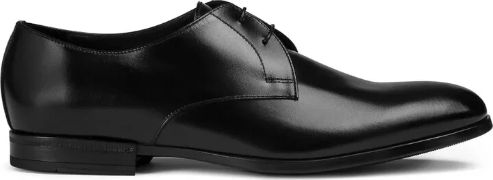 Leather Lace-Up Derby Shoes