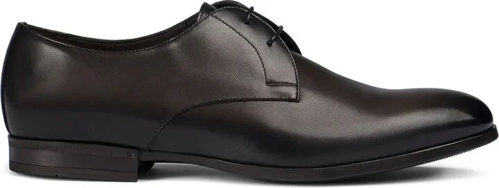 Leather Lace-Up Derby Shoes