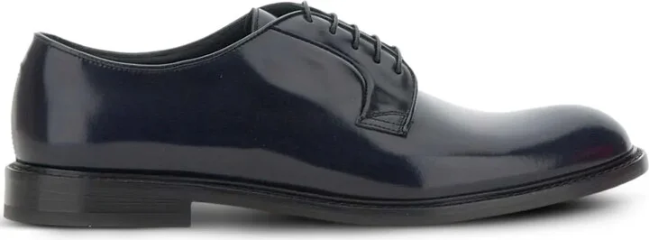 Leather Lace-Up Derby Shoes