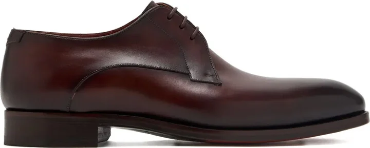 Leather Lace-Up Derby Shoes