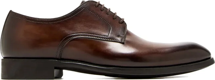 Leather Lace-Up Derby Shoes