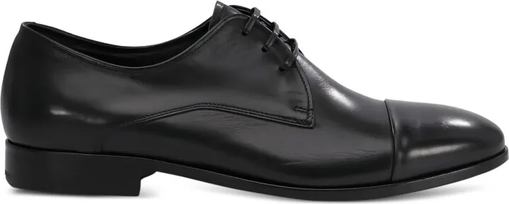 Leather Lace-Up Derby Shoes