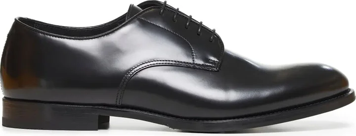 leather lace-up Derby shoes