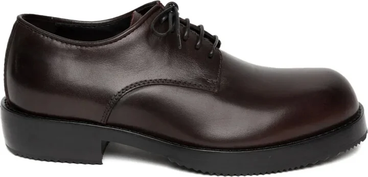 Leather Lace-Up Derby Shoes