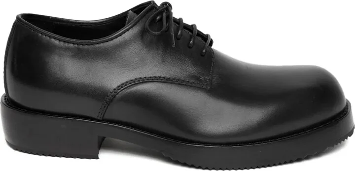 Leather Lace-Up Derby Shoes
