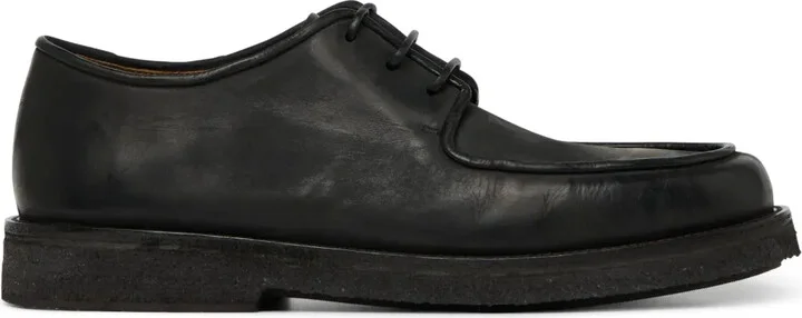 Leather Lace-Up Derby Shoes