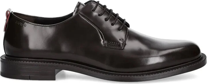 Leather Lace-Up Derby Shoes