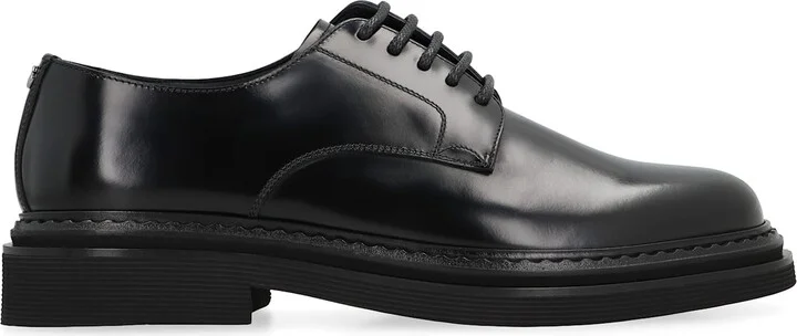 Leather Lace-up Derby Shoes