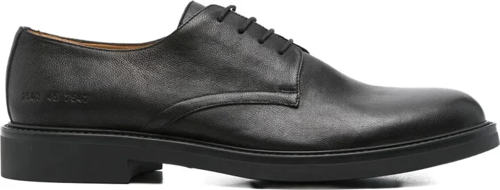 Leather Lace-Up Derby Shoes