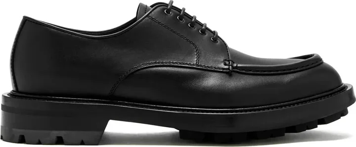 Leather Lace-Up Derby Shoes