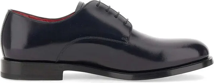 Leather Lace-Up Derby Shoes
