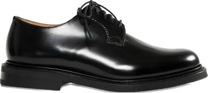 Leather Lace-Up Derby Shoes