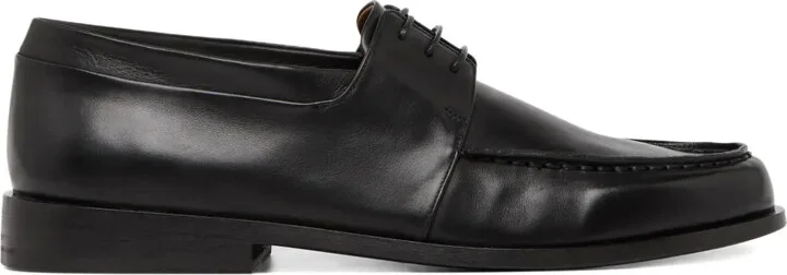 Leather Lace-Up Derby Shoes