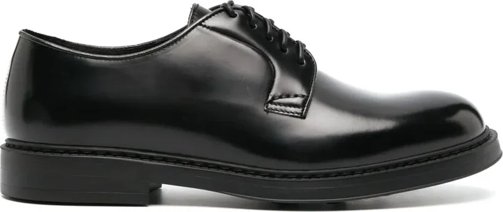 leather lace-up Derby shoes