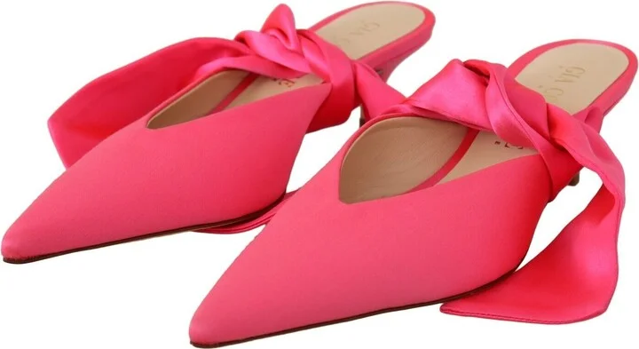 Leather Lace Up Kitten Heels Pumps Women's Shoes