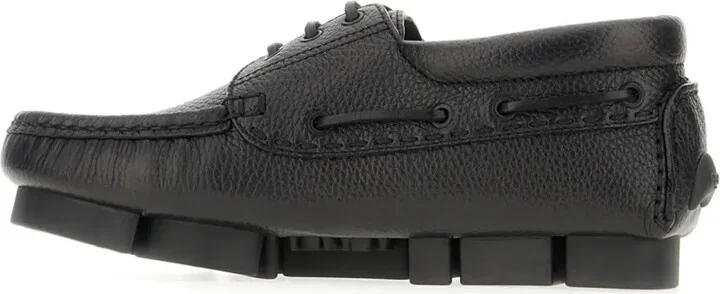 Leather Lace-Up Loafers - Image 3