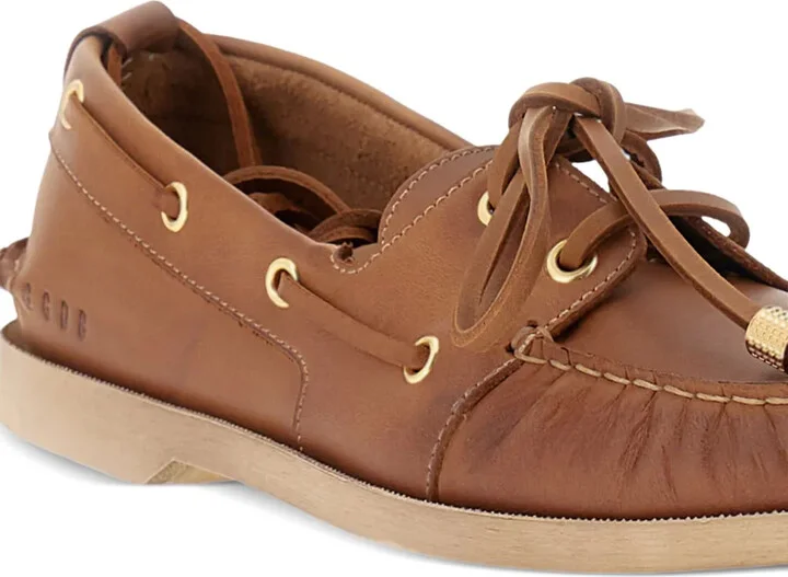 Leather Lace-Up Loafers - Image 3