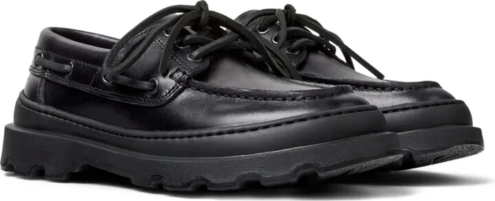 Leather Lace-Up Loafers - Image 2