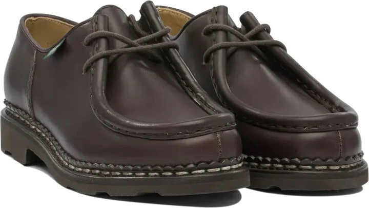 Leather Lace-Up Loafers - Image 2