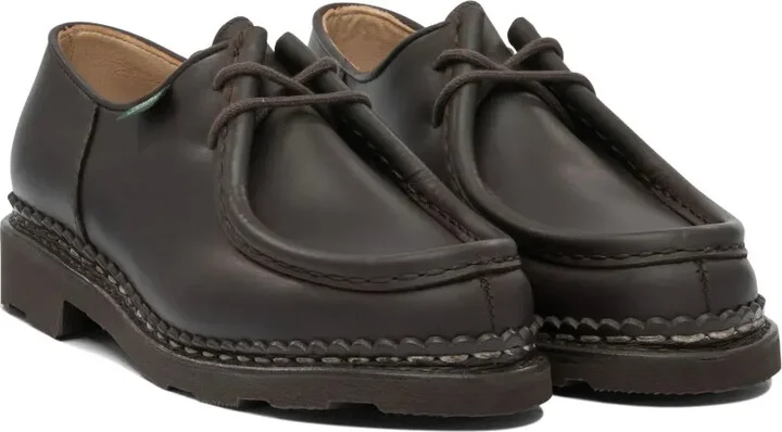 Leather Lace-Up Loafers - Image 2