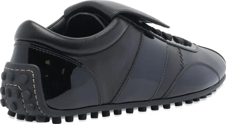 Leather Lace-Up Low-Top Sneakers - Image 4