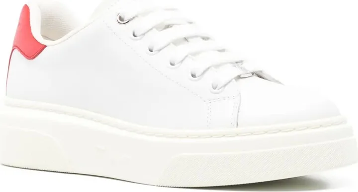 Leather Lace-Up Low-Top Sneakers - Image 2