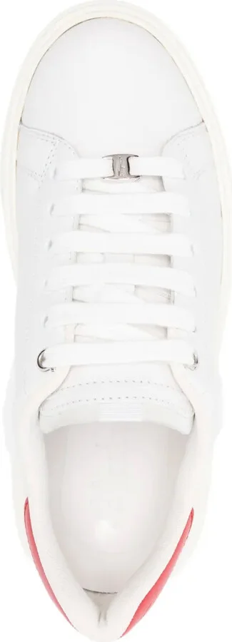 Leather Lace-Up Low-Top Sneakers - Image 4