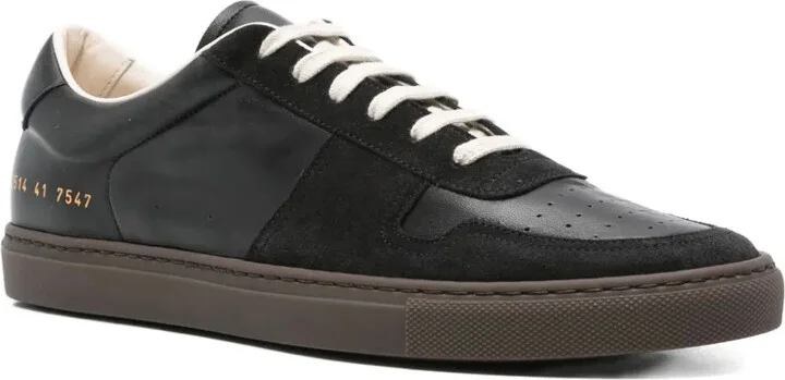 Leather Lace-Up Low-Top Sneakers - Image 2