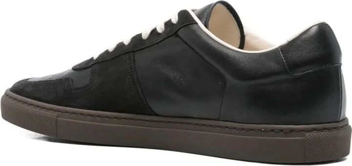 Leather Lace-Up Low-Top Sneakers - Image 3