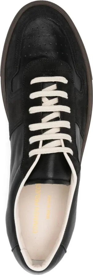 Leather Lace-Up Low-Top Sneakers - Image 4