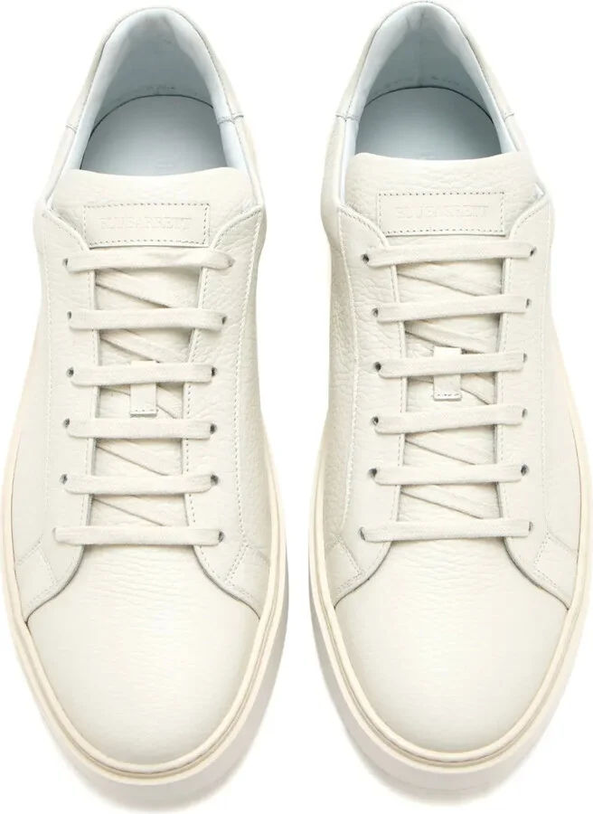 Leather Lace-Up Low-Top Sneakers - Image 3