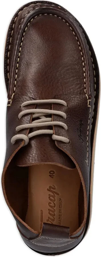 Leather Lace-Up Moccasin Boots - Image 3