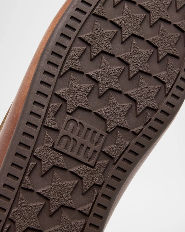 Leather Lace-Up Moccasins - Image 9