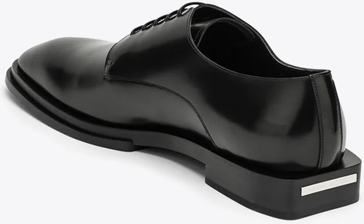 Leather Lace-Up Oxford Shoes - Image 3