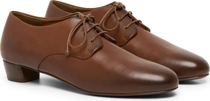 Leather Lace-Up Oxford Shoes - Image 2