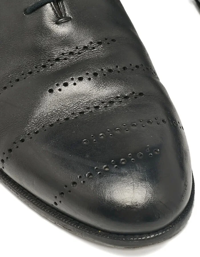 leather lace-up Oxford shoes - Image 5