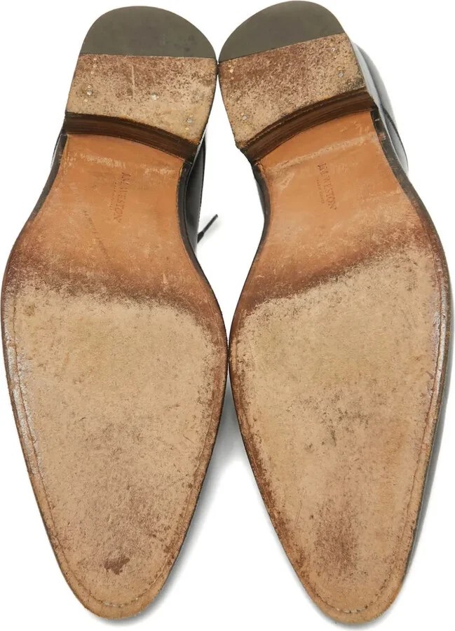 leather lace-up Oxford shoes - Image 4