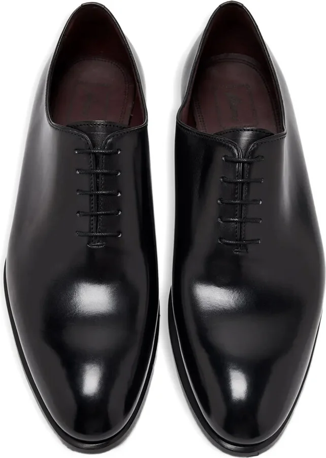 Leather Lace-Up Oxford Shoes - Image 3