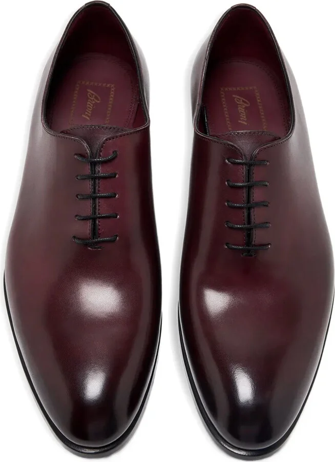 Leather Lace-Up Oxford Shoes - Image 3