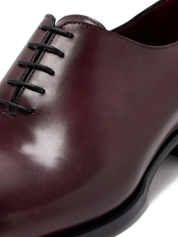 Leather Lace-Up Oxford Shoes - Image 4